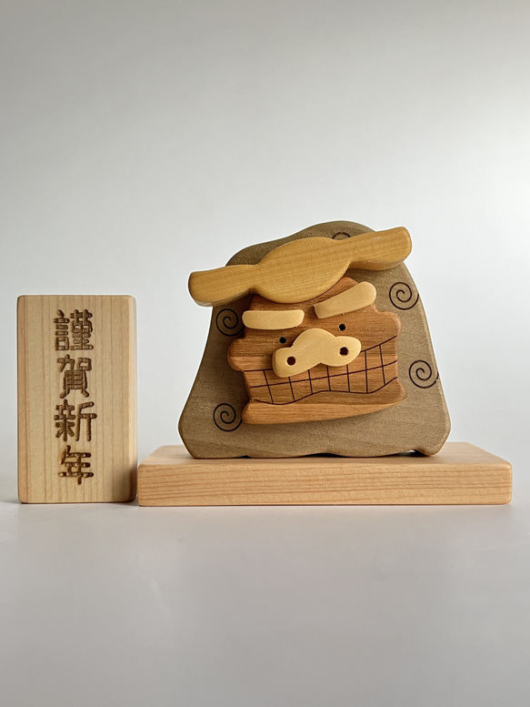 獅子舞の置物 コンパクトなサイズ その他置物 シュテルン工房 通販