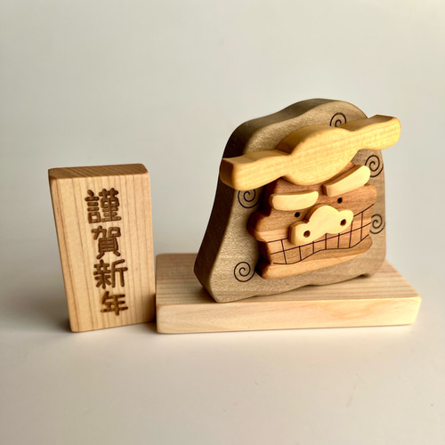 獅子舞の置物 コンパクトなサイズ その他置物 シュテルン工房