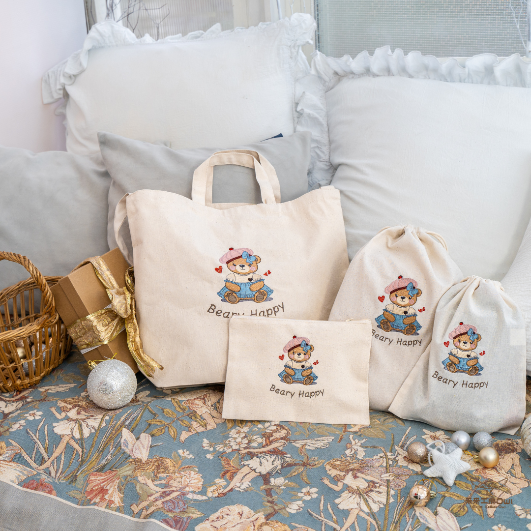 BearyHappyシリーズ4点セットくまちゃん（女の子）