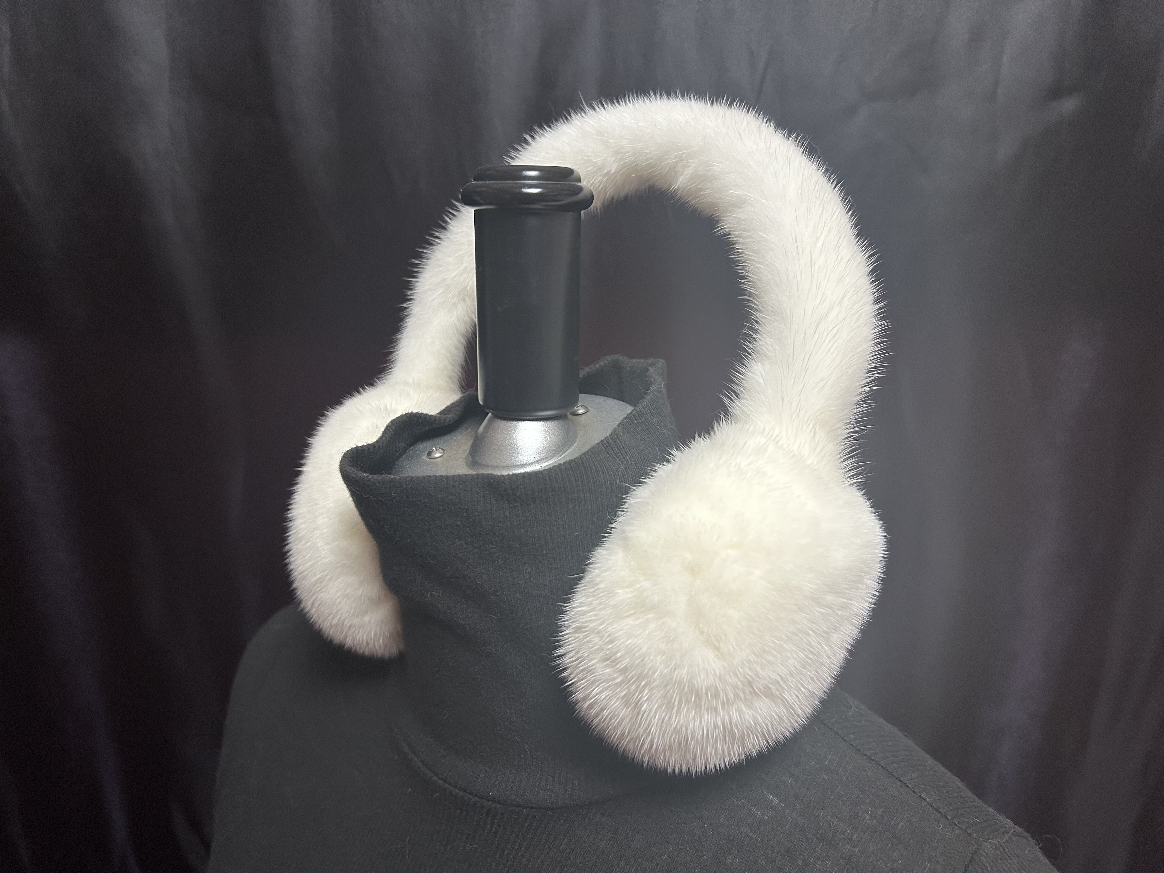 ミンク イヤーマフ ホワイト 9,360円