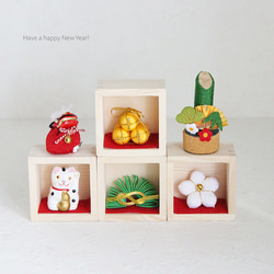 お正月　置物　動物　リス　ネコ　イヌ　門松　ハンドメイド　作家 お正月 置物 動物 リス ネコ イヌ 門松 ハンドメイド 作家 正月飾り