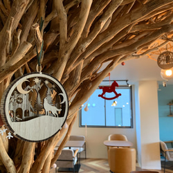 木のぬくもりが感じれる　クリスマス　ウッド　オーナメント「layer」 8枚目の画像