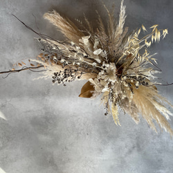 2025年春 ドライフラワー壁掛けスワッグ 横長スワッグ ギフト お祝い