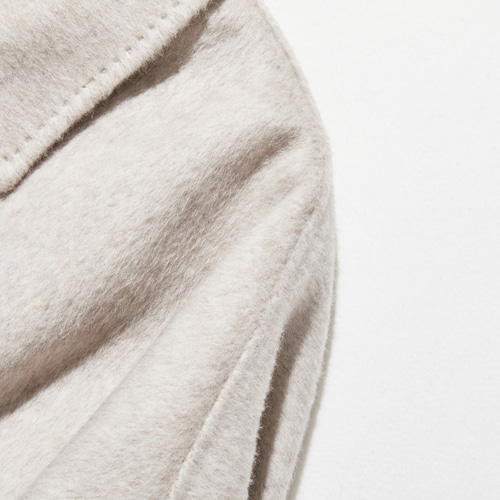 秋冬シーズンに活躍 ステンカラーコート ウールコート ベージュ 241115