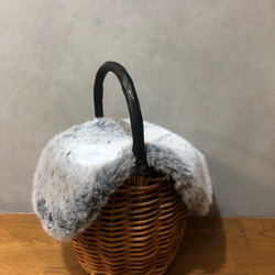 10％オフ 即納品 紅籐のかごバッグ リバーシブルカバー ベビーラム