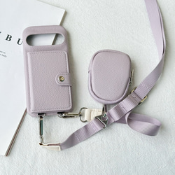 ファスナーポーチ付 Google Pixel 10 9 8 7 6 ケース ナイロン