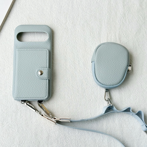 ファスナーポーチ付 Google Pixel 10 9 8 7 6 ケース ナイロン