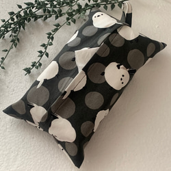 エコティッシュカバー☆マスクストッカー♪水玉☆シマエナガ♪5カラー 4枚目の画像