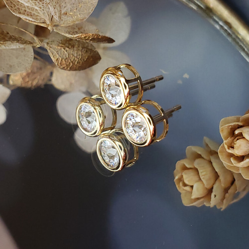 キラッキラ✨ エンペラーカット モアサナイト Dカラー ベゼルセット