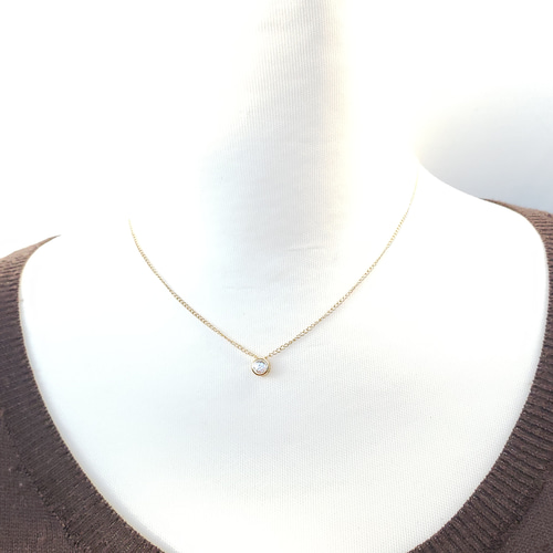 モアサナイト　ネックレス　10ct　インペリアルカット　エンペラー　ペンダント キラッキラ✨ エンペラーカット モアサナイト Dカラー ベゼルセット