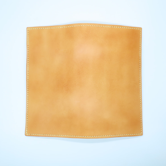 牛ヌメ革・ほぼ日weeks、weeks MEGA 用 手帳カバー （ケブラー糸ミシン縫製） 7枚目の画像