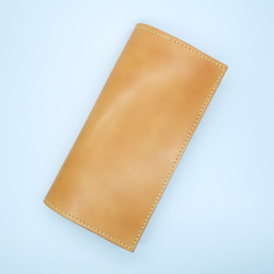 牛ヌメ革・ほぼ日weeks、weeks MEGA 用 手帳カバー （ケブラー糸ミシン縫製） 1枚目の画像