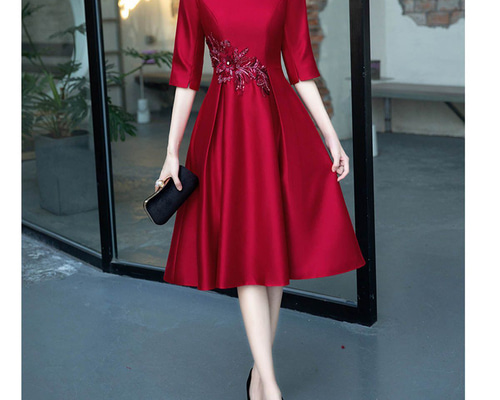 1013※ワインレッドのチャイナドレス ※ブライスアウトフィット 1013※ワインレッドのチャイナドレス ※ブライスアウトフィット 1013