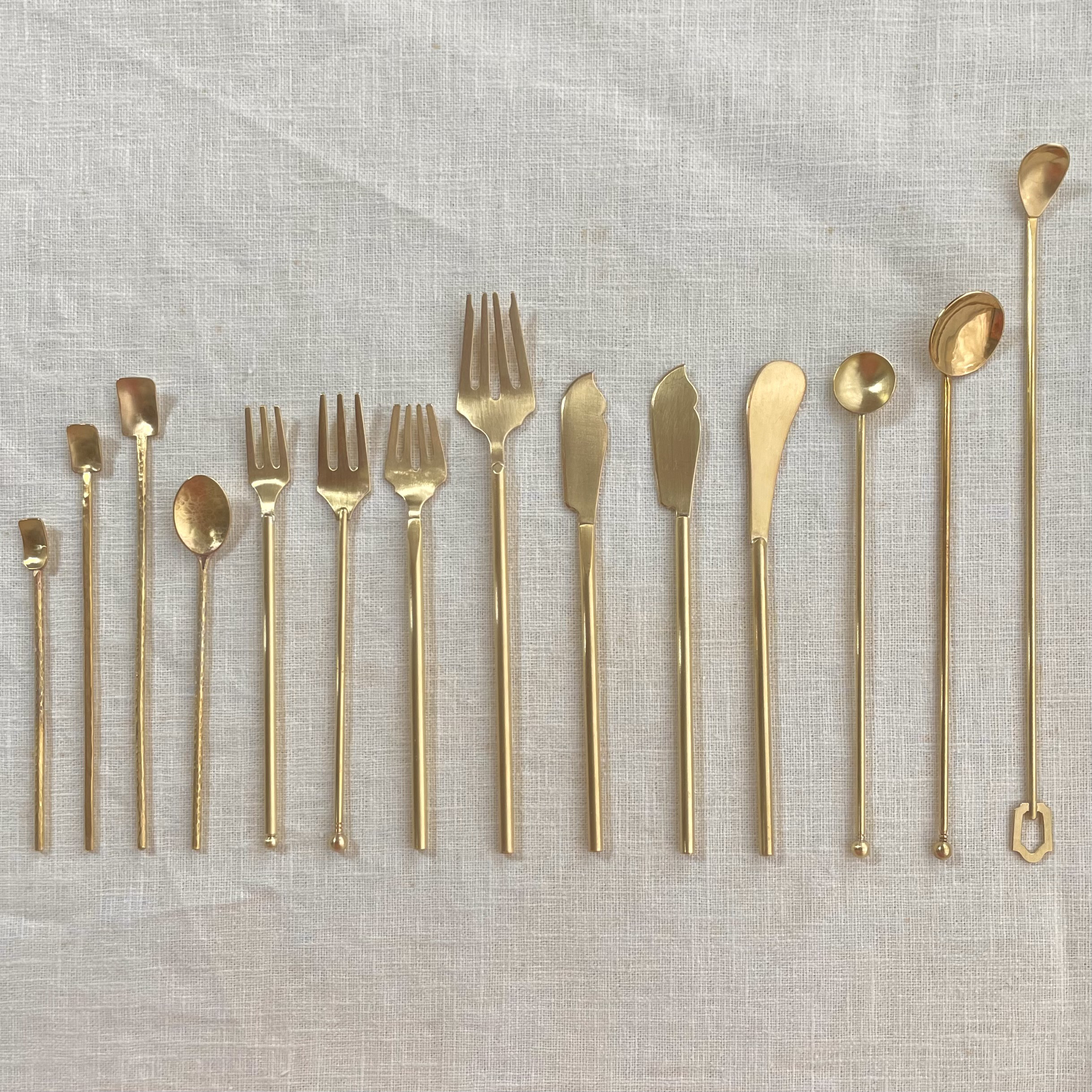 ジュエリー職人が作る気まぐれ真鍮カトラリー【large】