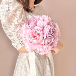 バレエコア ⌇﻿ ピンク ユリ リリー アーティフィシャルフラワーブーケ