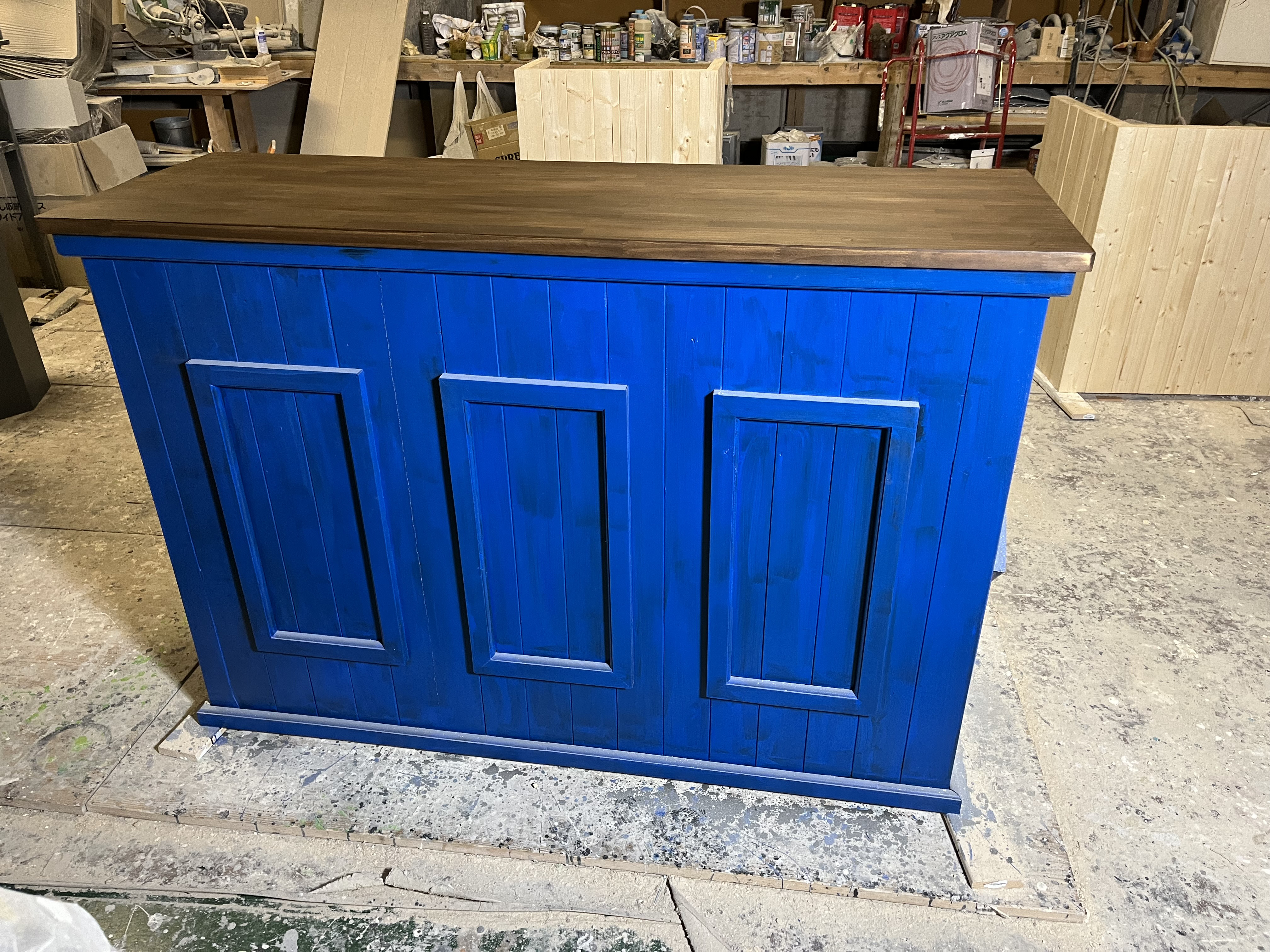 【フラット】意匠カウンター　140×93×50㌢