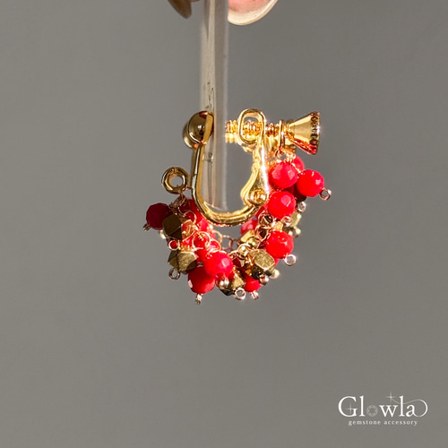 人気シリーズ】レッドコーラル・ヘマタイトのホリデーカラー16kgp