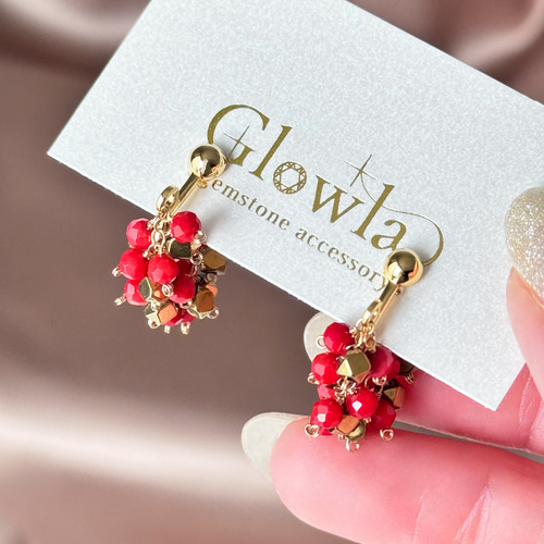 人気シリーズ】レッドコーラル・ヘマタイトのホリデーカラー16kgp