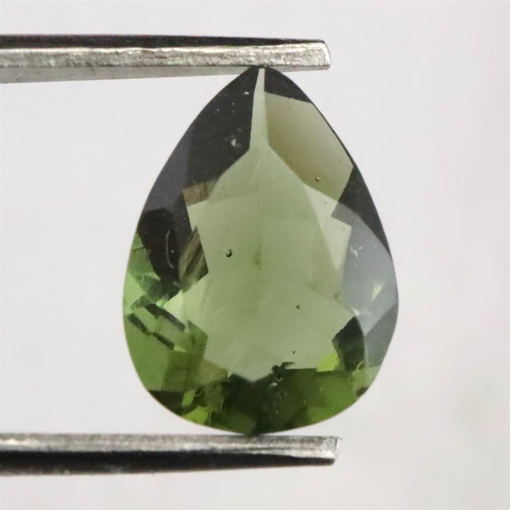 モルダバイト AAA 10.1mmペアシェイプ カット ルース 1.59ct #36448 13,206円