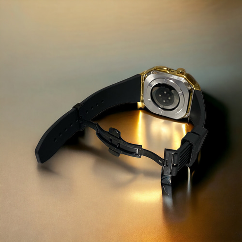 Apple Watchカバーケースアップルウォッチラバーバンドベルト ブラックゴールドベゼル その他ファッション雑貨 Tick-Tock Carnival 通販|Creema(クリーマ) 18602468 Apple Watchカバーケースアップルウォッチラバーバンドベルト ブラックゴールドベゼル その他ファッション雑貨 Tick-Tock Carnival 通販|Creema(クリーマ) 18602468