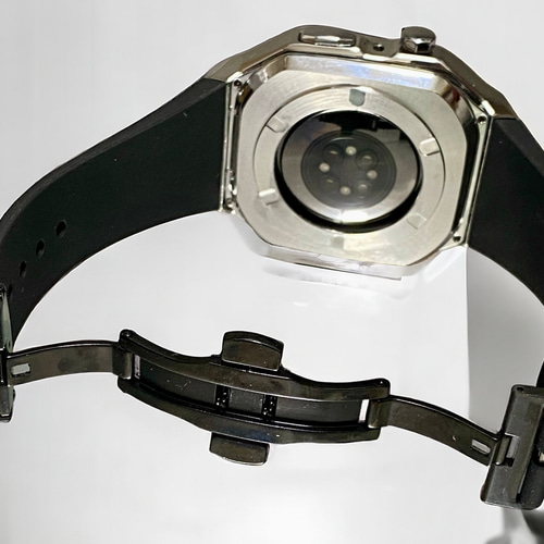 vvcン⭐︎アップルウォッチ　カバー　ベルト　バンド　Apple Watchラバー カーボン⭐︎アップルウォッチカバーベルトバンドAppleWatch