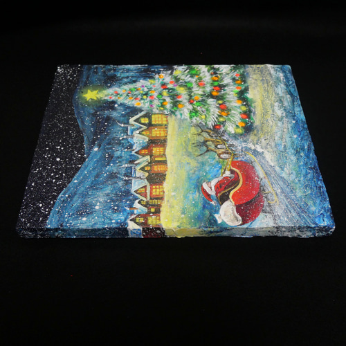 油絵 油彩 油彩画 絵 絵画 【Merry Christmas】 絵画 HR 通販