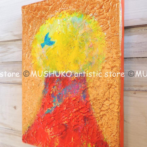 新品正規品  きらめく青い鳥の朝] #赤富士 絵画 #風景画 #絵画 #アート 絵画