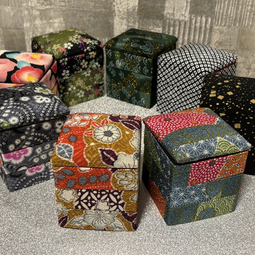 ちりめん細工 おせち お正月 3段飾り 縁起 鏡餅 toco0422^^ 通販