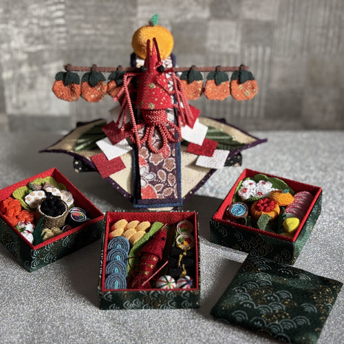 お正月飾り ちりめん細工 鏡餅 ちりめん細工 鏡餅 お正月飾り 縁起 鏡餅 toco0422^^ 通販 18603549