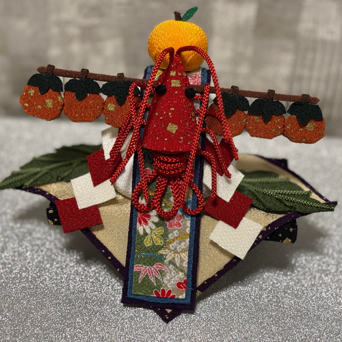 ちりめん細工 鏡餅 お正月飾り 縁起 鏡餅 toco0422^^ 通販 18603549