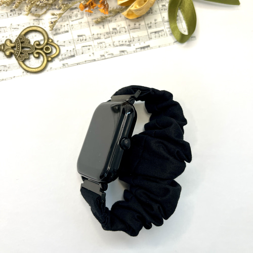 楽ちんシュシュベルト スマートウォッチ シュシュバンド 時計