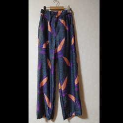 アフリカンバティック 8mars zakuchiku テーパードパンツ ロングパンツ