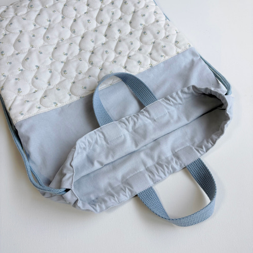 送料無料》 ハートキルティングの大きな体操服袋 (ナップサック) 韓国