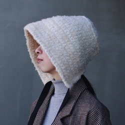 グラデーションニット帽 ハンドメイド apollonstore 古着 グラデーションニット帽 ニット帽・ビーニー apollonstore 通販