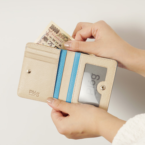 財布 レディースコンパクト 本革 2つ折り 収納のプロ監修 薄い キャッシュレス 博多の森レザー 薄い財布 二つ折り財布 ファスナー レディース お札