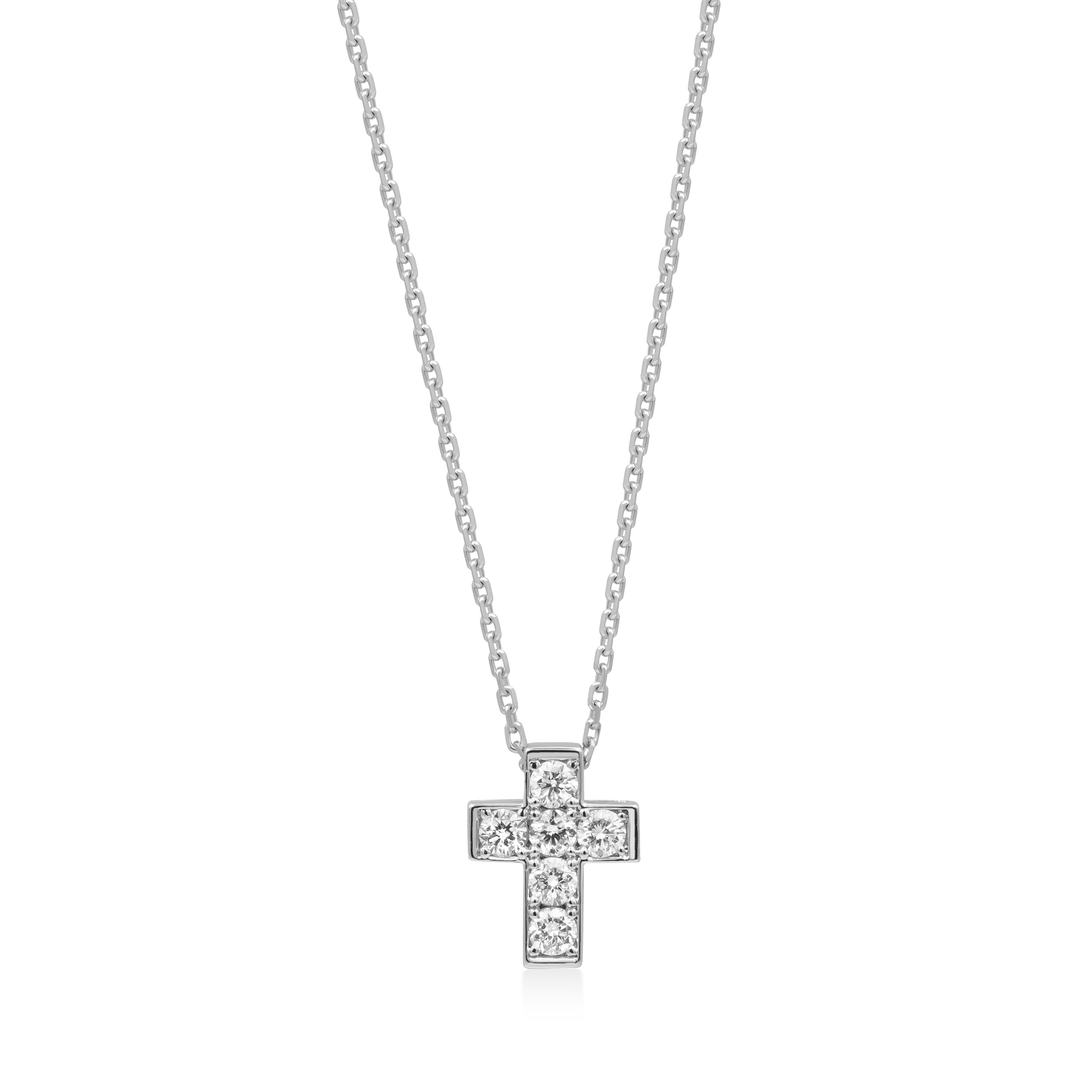 クロスモチーフネックレス P143H24111-W（4週間発送）