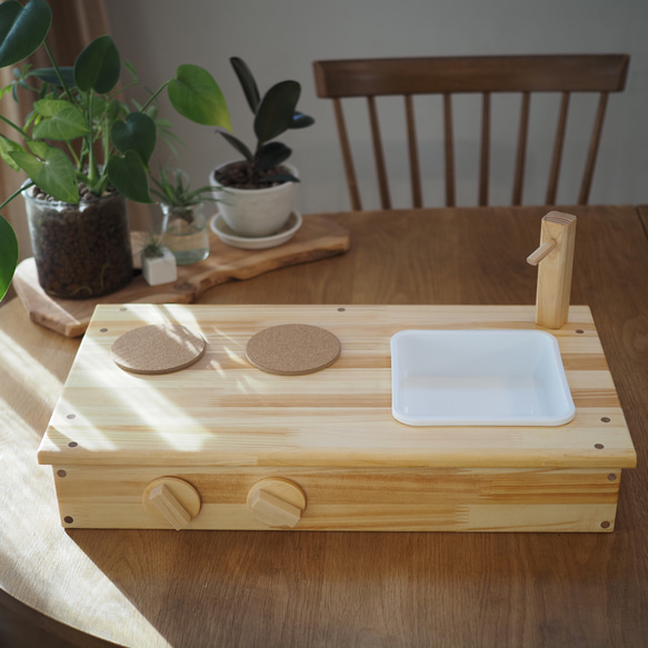 ハンドメイド☆卓上キッチン ハンドメイド☆卓上ミニキッチン