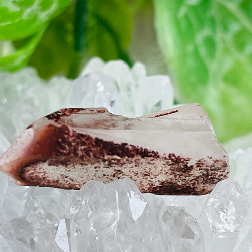 赤富士✨ レッドファントム ヘマタイトインクォーツ 原石 クリスタル