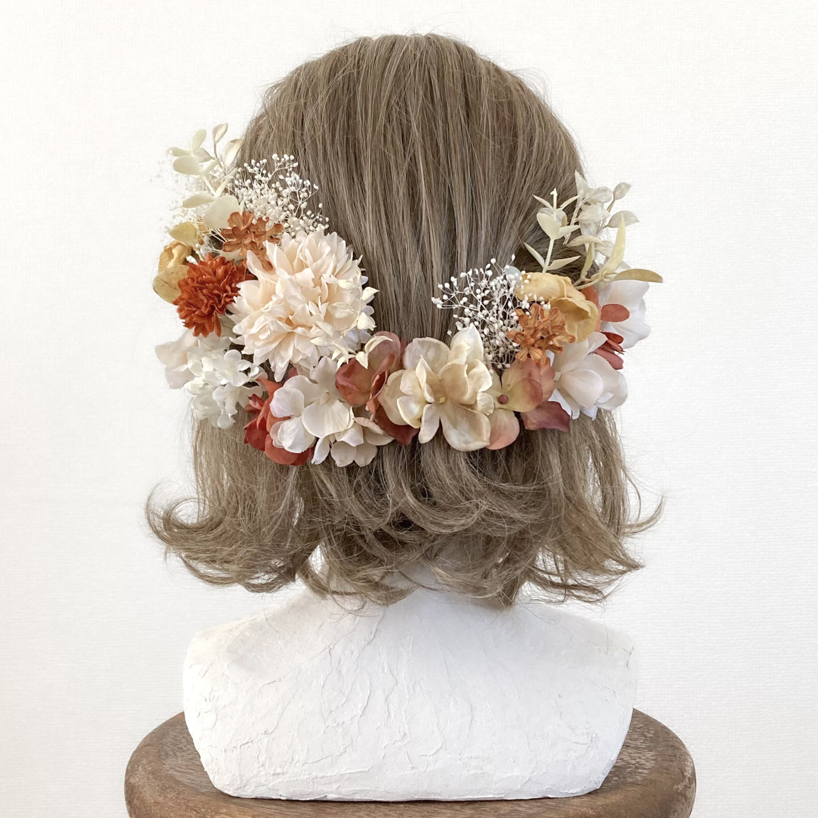 【送料無料】成人式や卒業式、結婚式におすすめの髪飾りです【金箔付】・パープル・紫・ボブ・ショート・和装・振袖・水引・