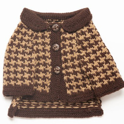 ☆犬服♪本格的フェアアイルセーター 一点物！カラフルなウール100