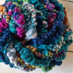 アートヤーン スパイラル 手紡ぎ（品番341） 毛糸 四つ実 通販