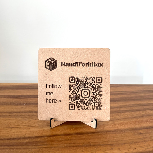 ショップウッドサインスタンド MDF木製看板 ウッドバーニング仕立て