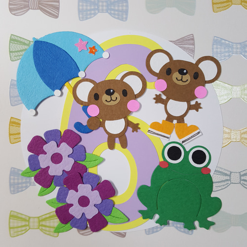 1点限り。春夏秋冬。季節。1月～12月。くま。アルバム。飾り