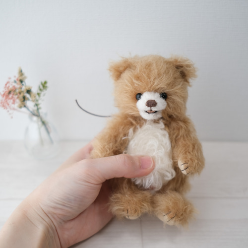 【Germany Vintage】ハーマン社　オープンマウスベア　ぬいぐるみ　大 Germany Vintage】ハーマン社 オープンマウスベア ぬいぐるみ 大