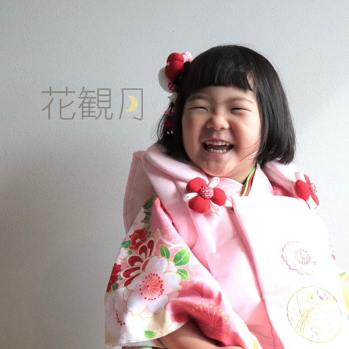 髪飾り 梅と桜 シマエナガ 3歳 クリップ ヘアクリップ・バナナクリップ