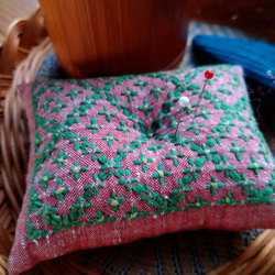 刺し子 正藍染め テーブルランナー （奴つなぎ） その他インテリア雑貨