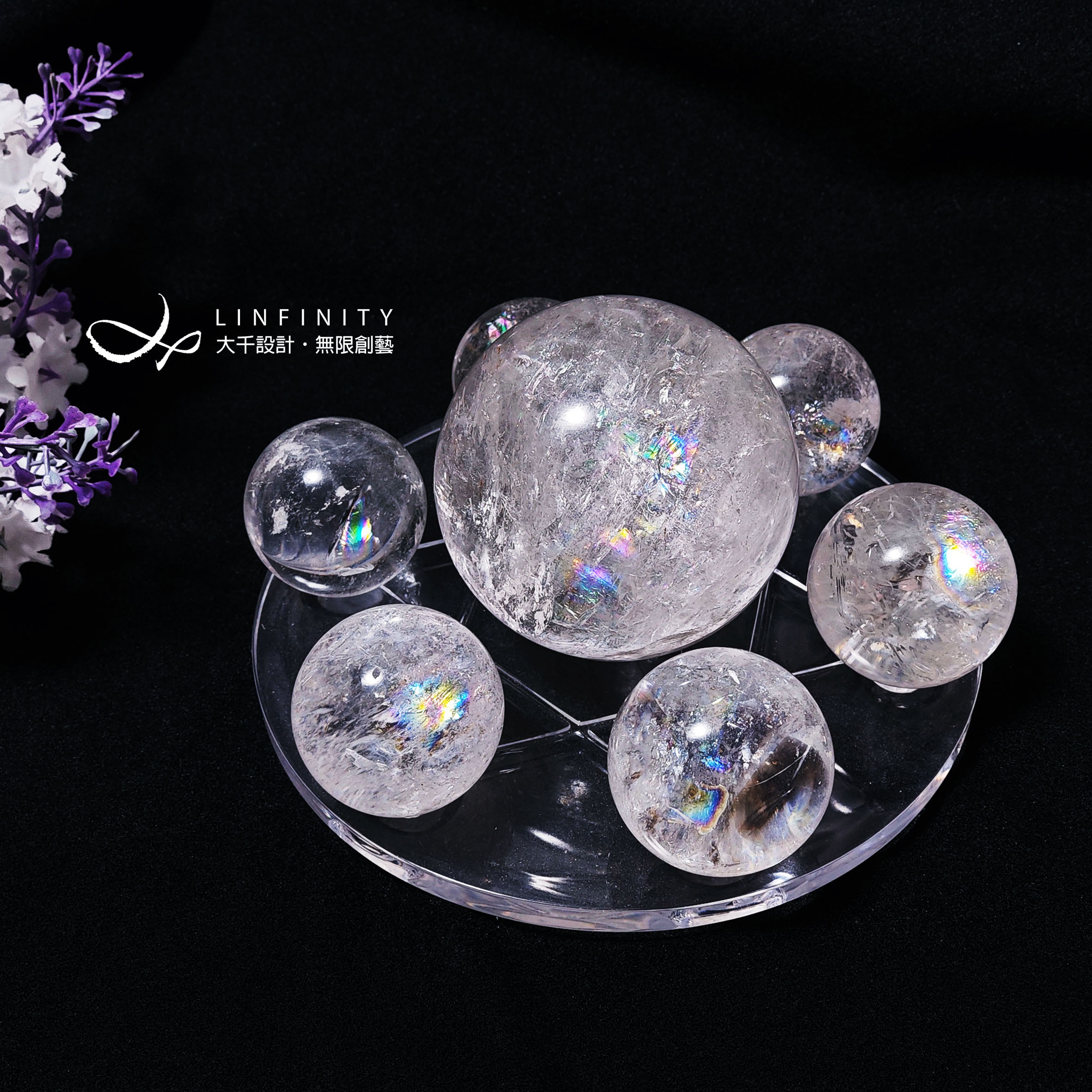✦❀ 新年をお迎えください | 宝石 50% オフ ❀✦ 希少なレインボーホワイトクリスタル、輝く虹色、チャクラの願いが叶う、全