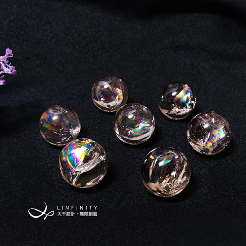 希少で最高級のレインボースモーキークォーツチャクラ願望成就水晶球