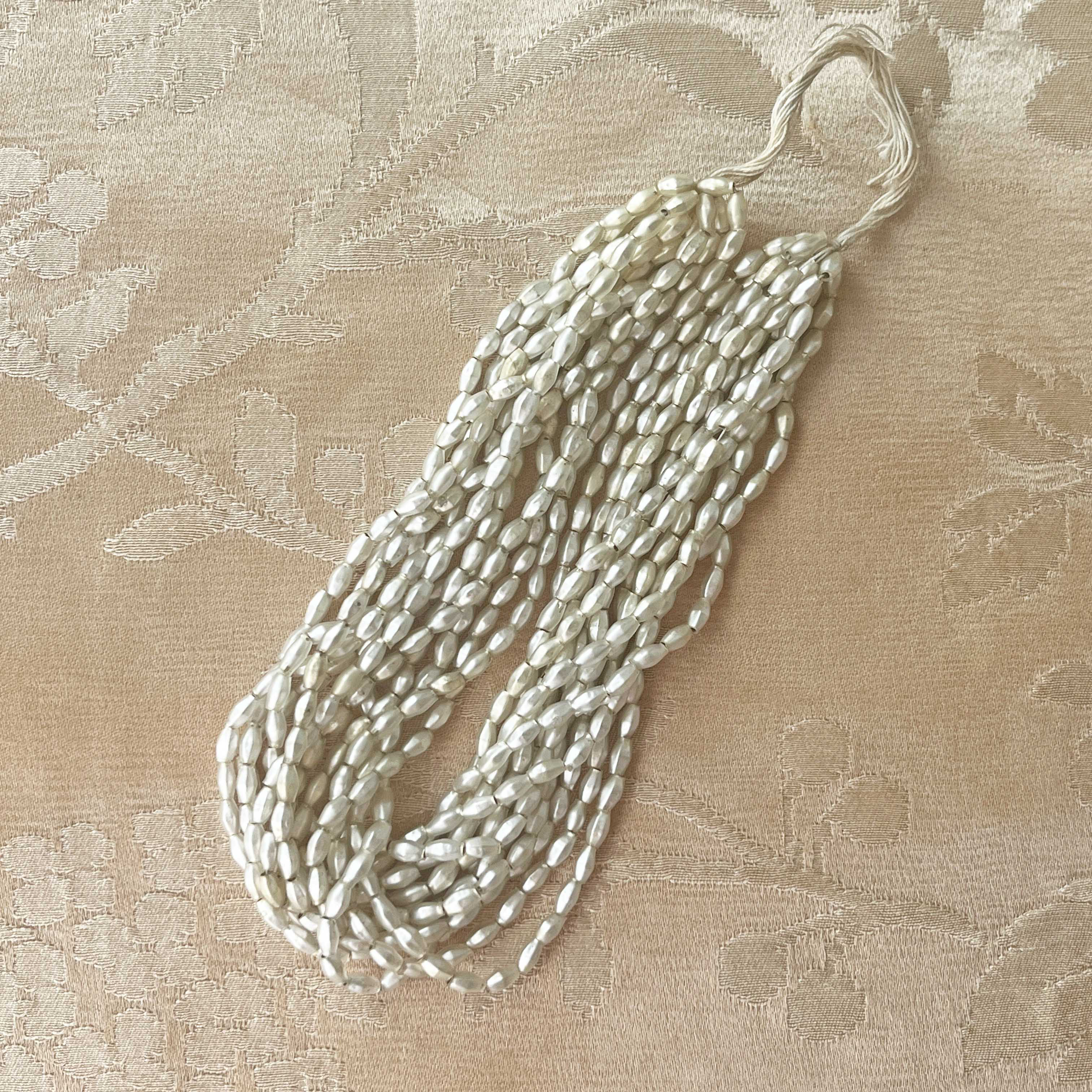 Glass Beads Soufflé 約5mm×2mm [BE-416]＊1Hank＊Vintage＊