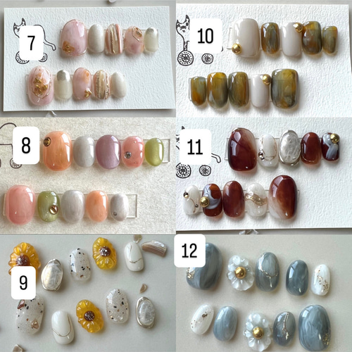 ハッピーバック2026 デザイン選べる 福袋 ネイルチップ 新春福袋